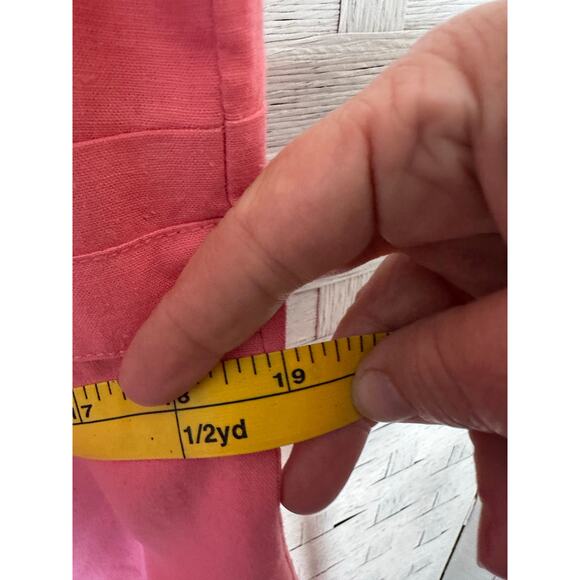 Chadwick’s Boston women’s linen dress sleeveless fit & flare plus size summer - Picture 8 of 11